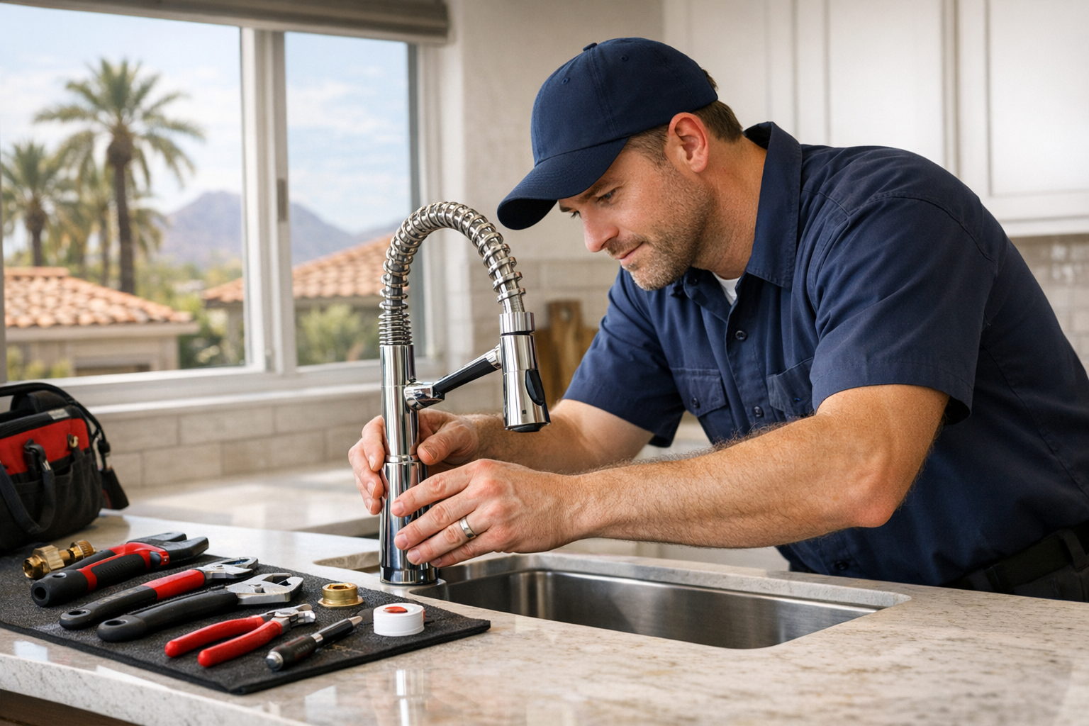 Faucet Repair and Replacement in Goodyear AZ for Homes and Businesses