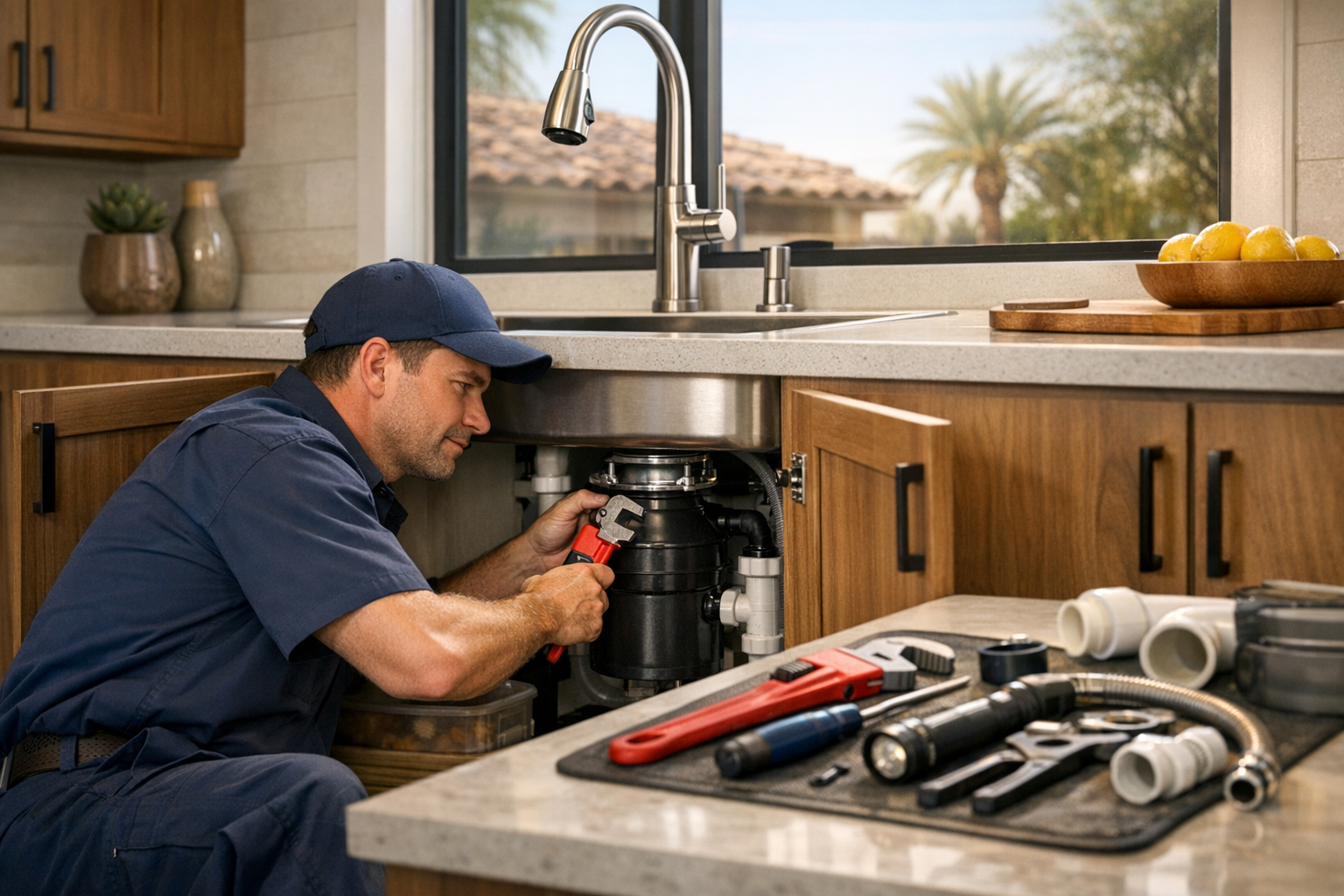 Garbage Disposal Repair Services in Phoenix AZ | Fast Help from On Time Plumbing