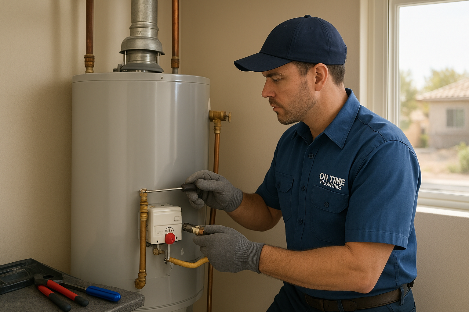Gas Water Heater Repair Services in Phoenix, AZ | On Time Plumbing