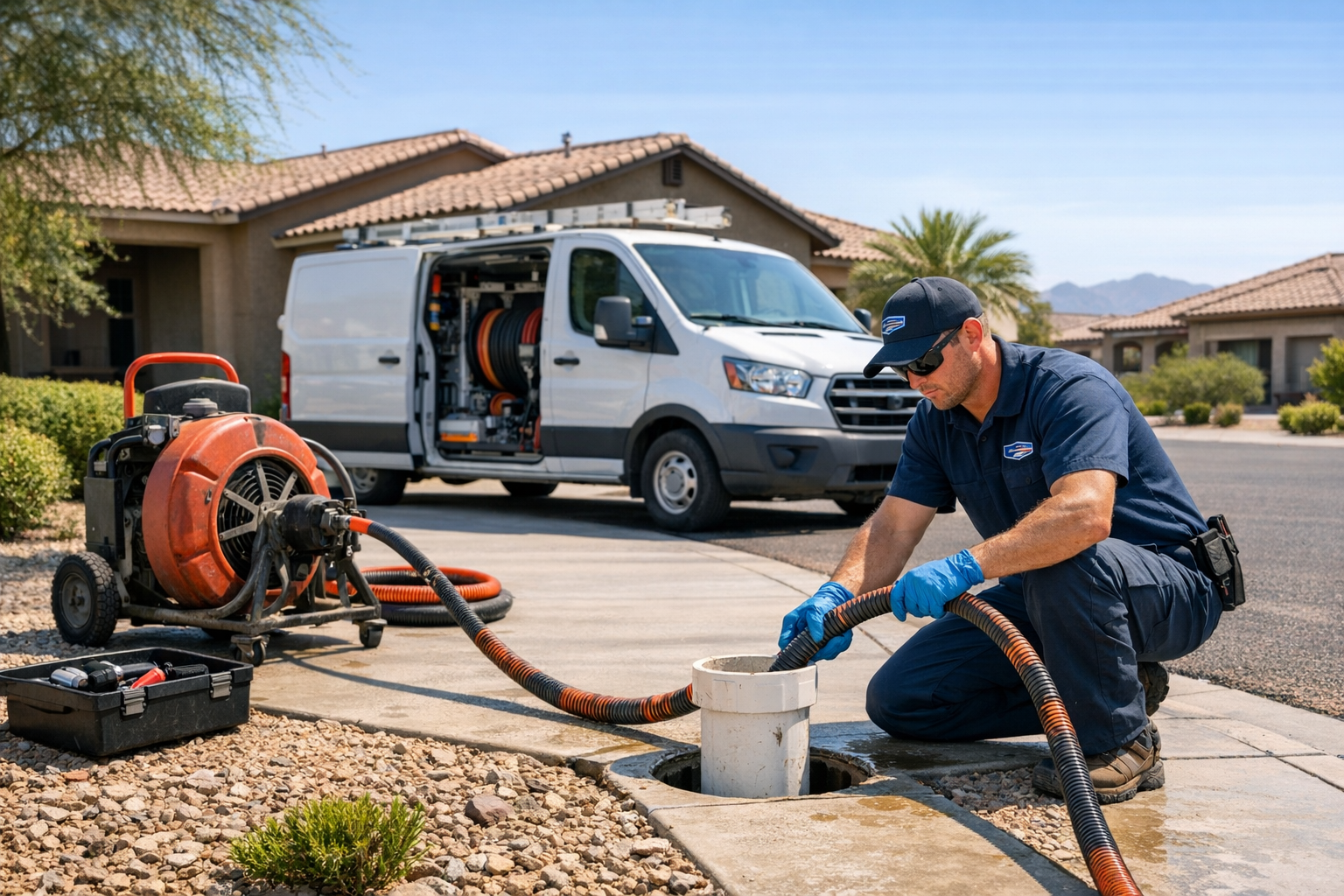 Main Sewer Line Cleaning in Goodyear, AZ | Fast, Professional Service from On Time Plumbing