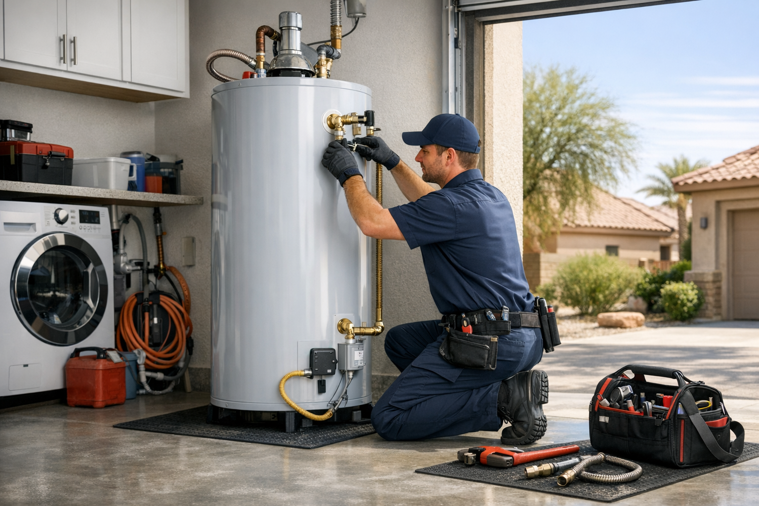 New Water Heater Installation in Goodyear AZ | Fast, Professional Service from On Time Plumbing