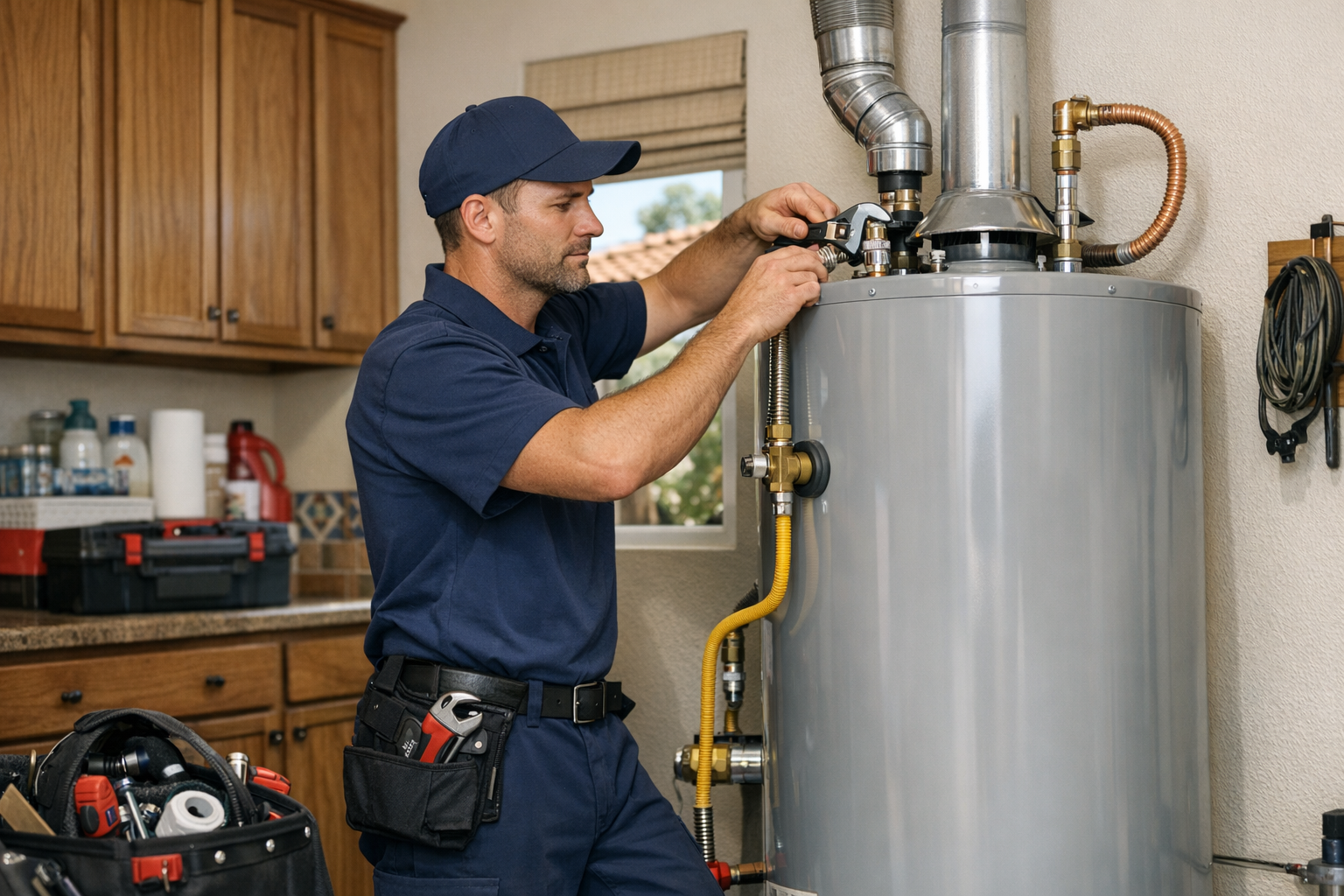 New Water Heater Installation in Goodyear AZ From On Time Plumbing