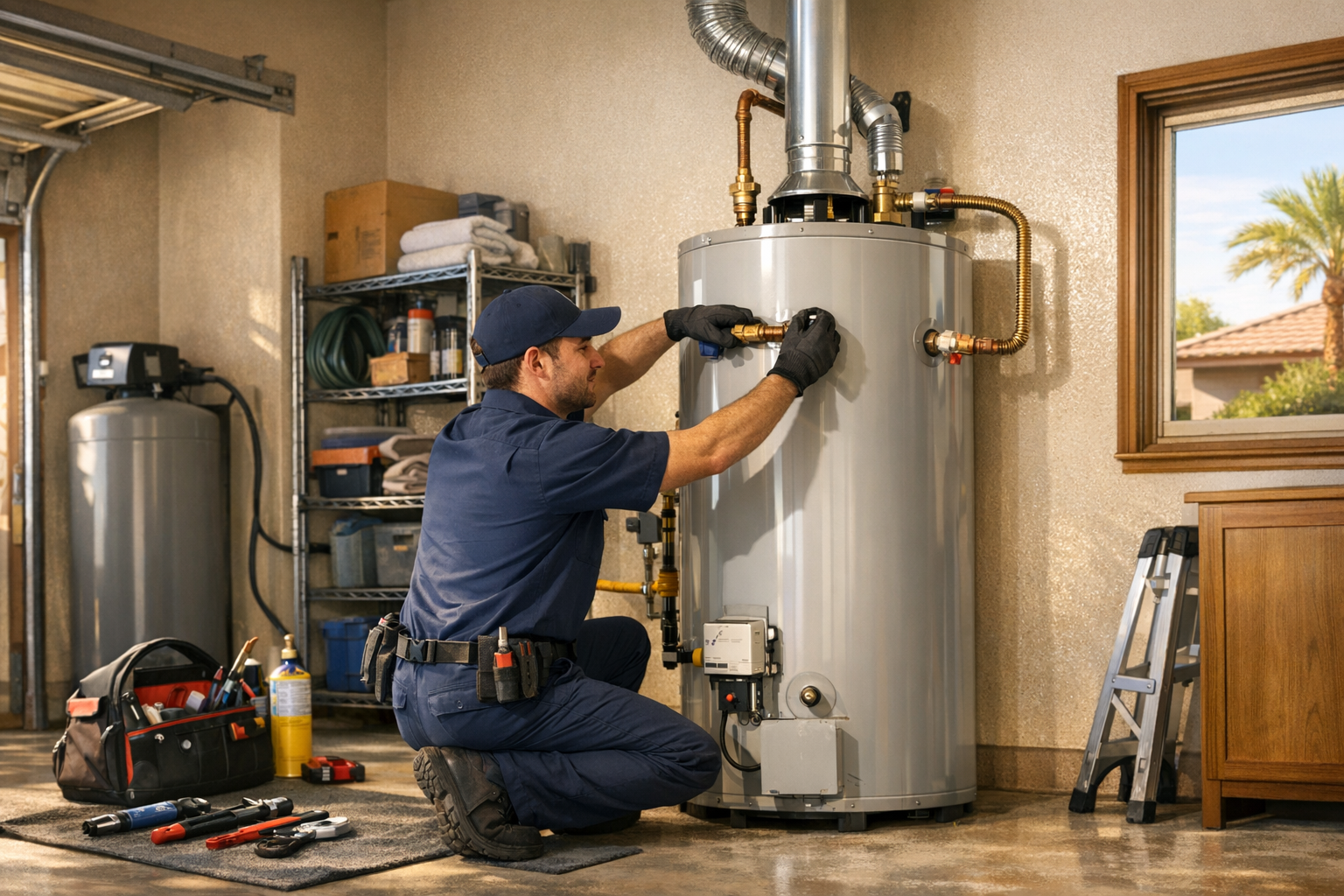 New Water Heater Installation in Goodyear AZ | On Time Plumbing
