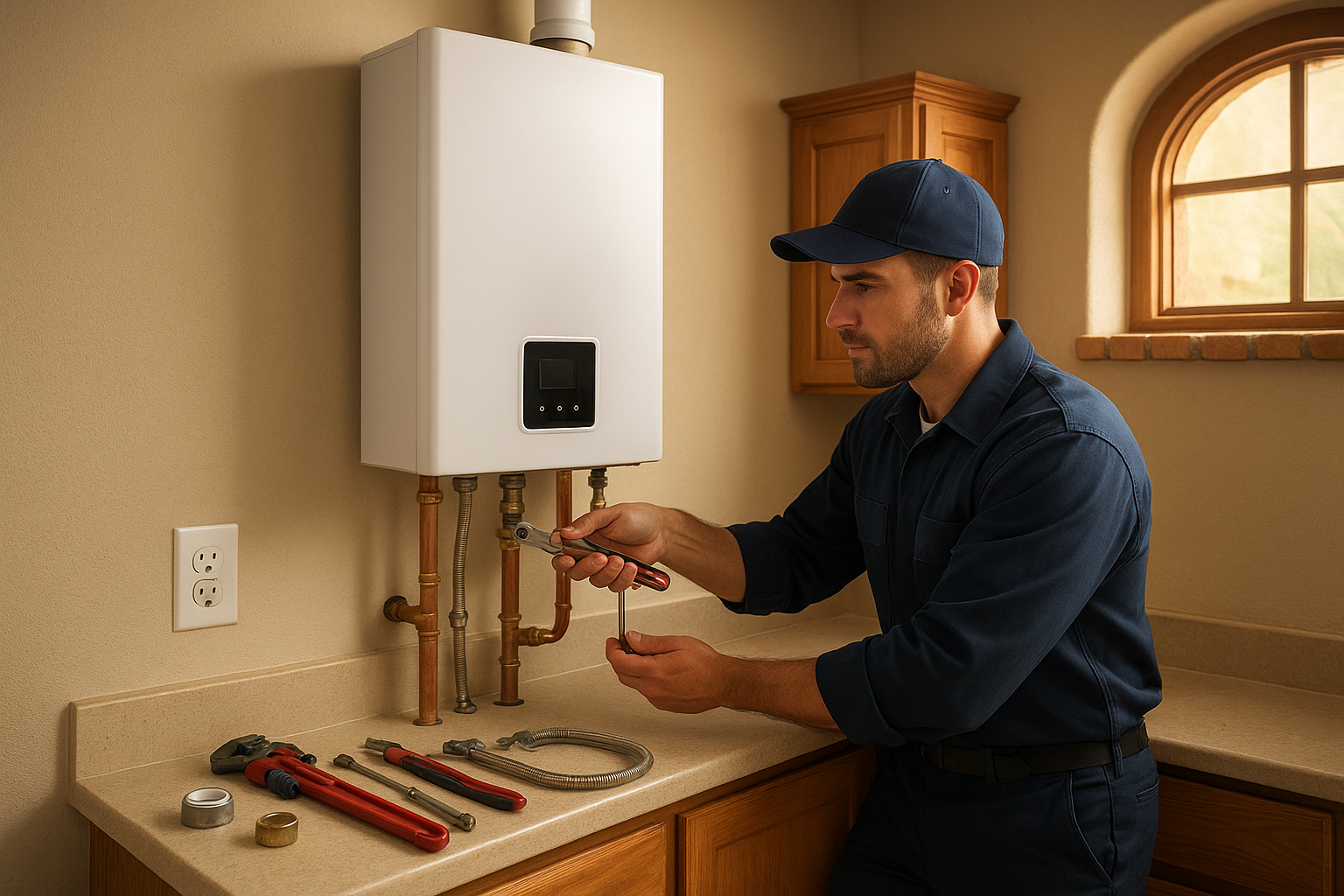 Tankless Water Heater Installation in Goodyear, AZ | On Time Plumbing