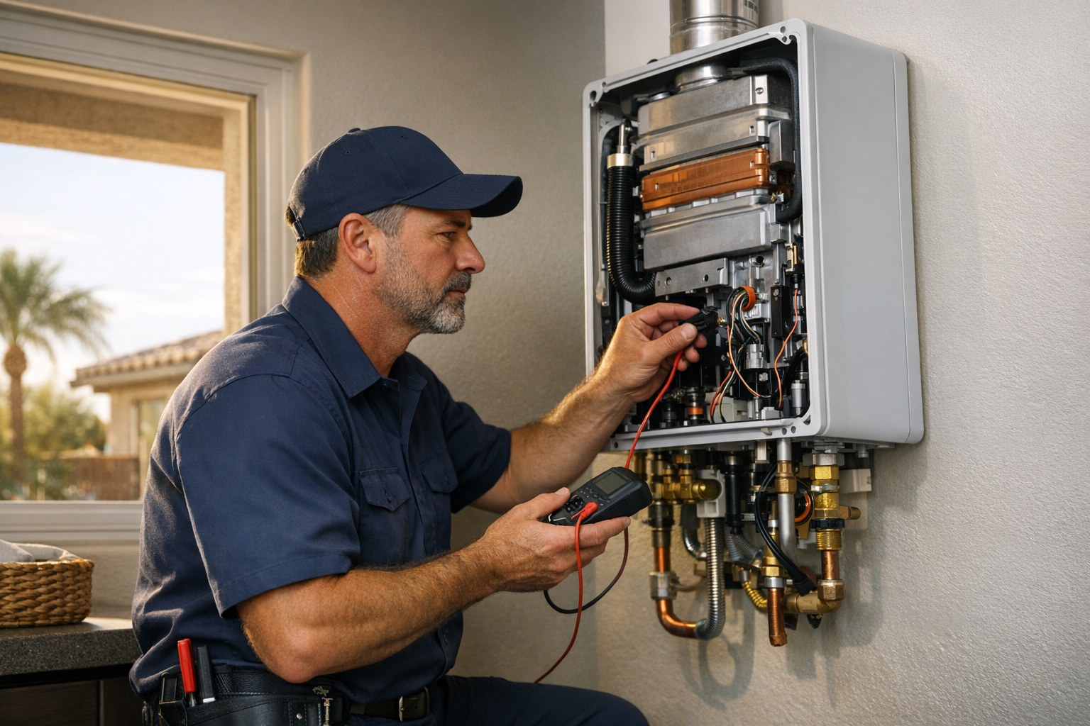 Tankless Water Heater Repair in Goodyear AZ | Fast Service from On Time Plumbing
