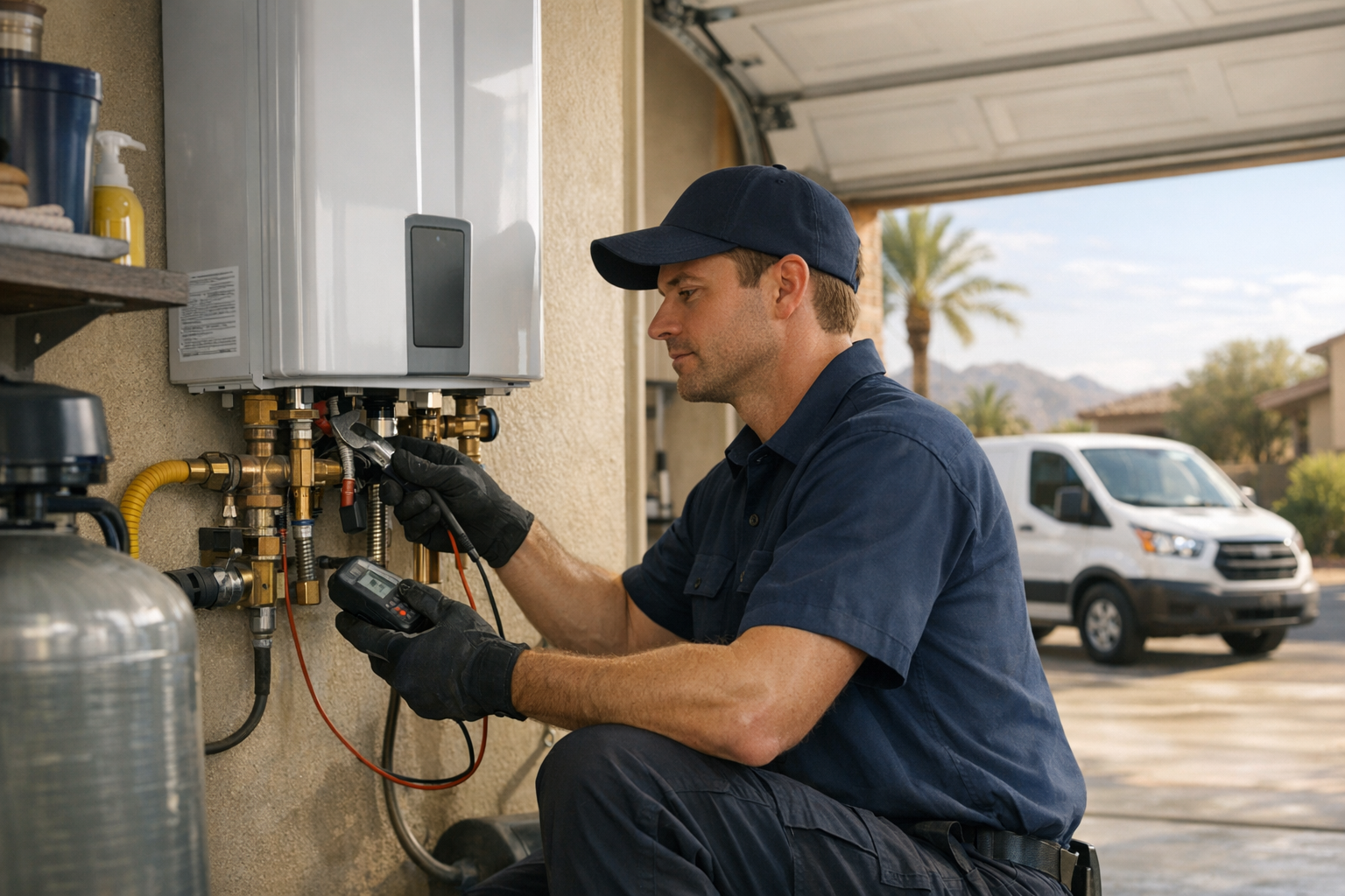 Tankless Water Heater Repair in Goodyear, AZ That Gets Hot Water Back Fast