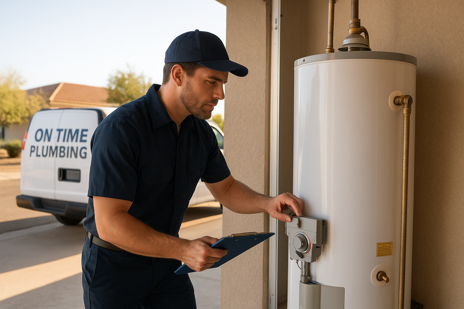Water Heater Repair Services in Goodyear, AZ | On Time Plumbing