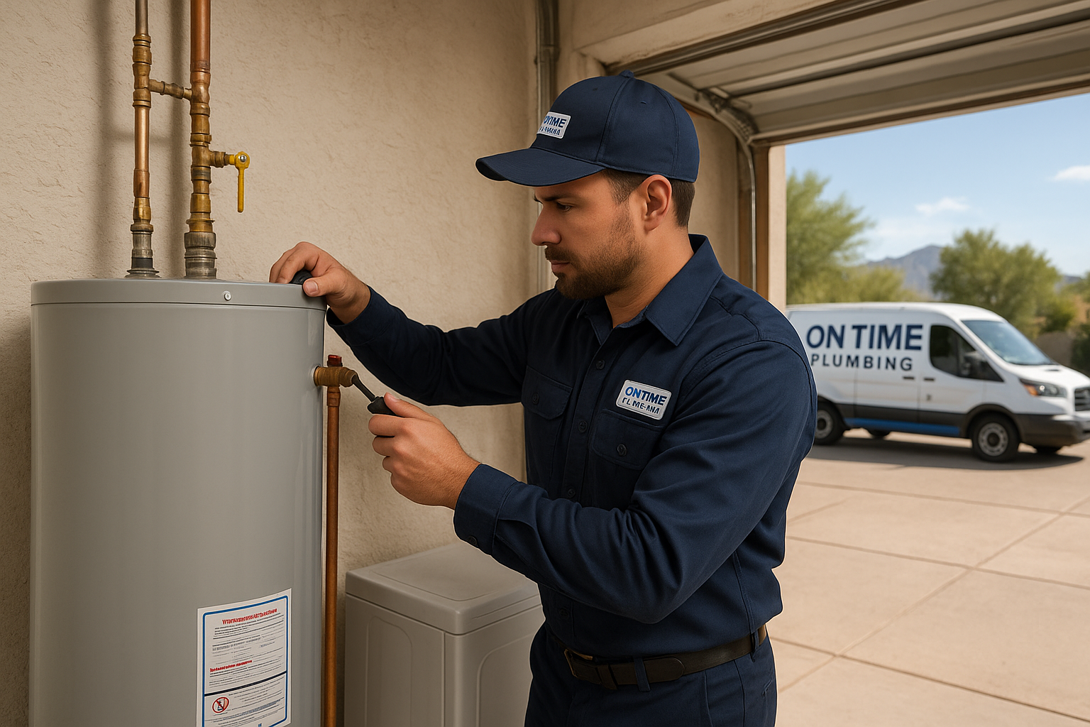 Water Heater Repair Services in Goodyear, AZ | On Time Plumbing
