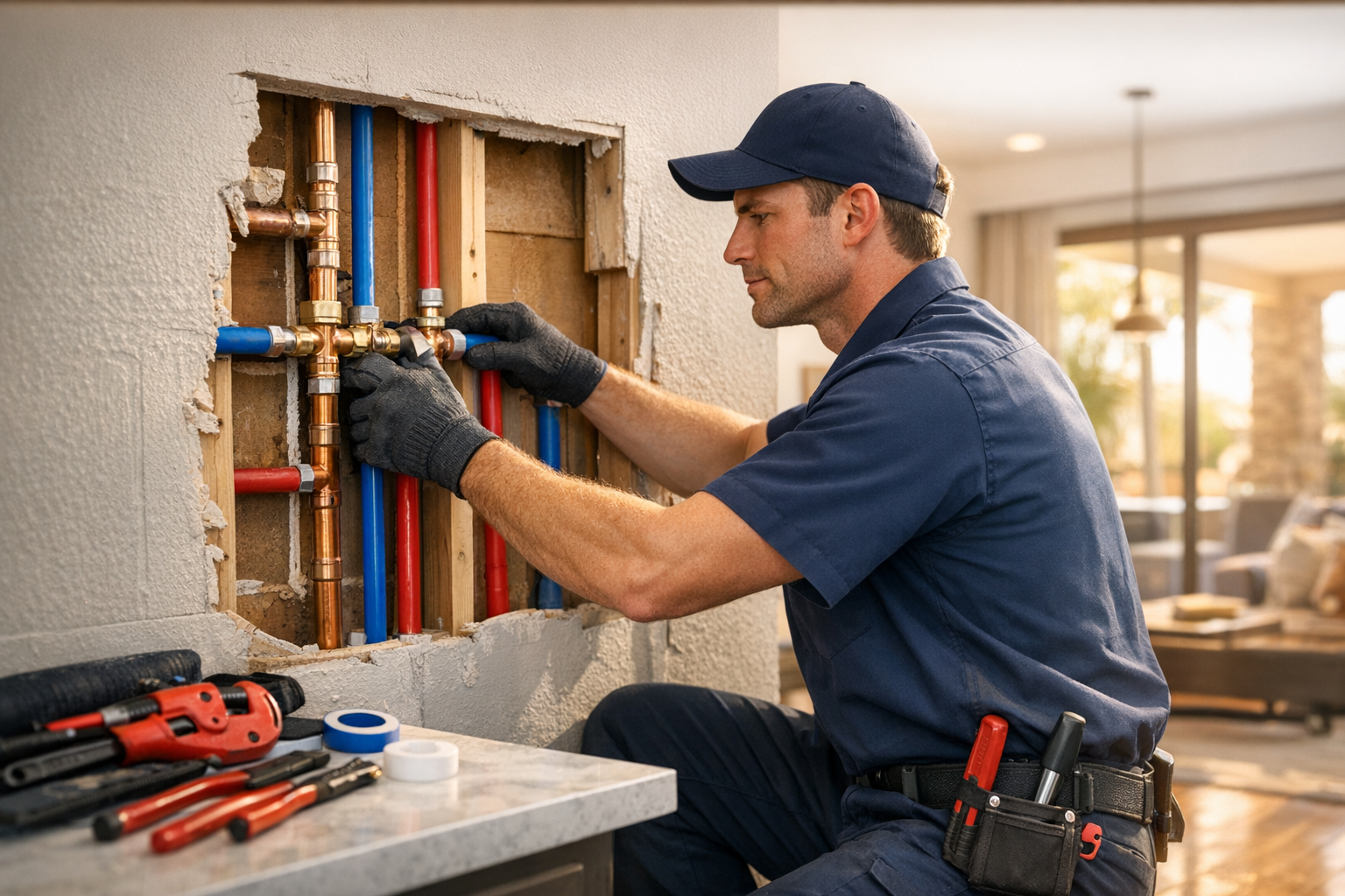Whole Home Repiping Services in Arizona: Upgrade Aging Pipes with On Time Plumbing